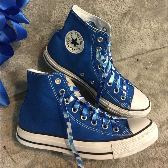 Converse Shoes - Blue Converse High Tops